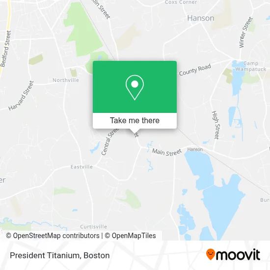 President Titanium map