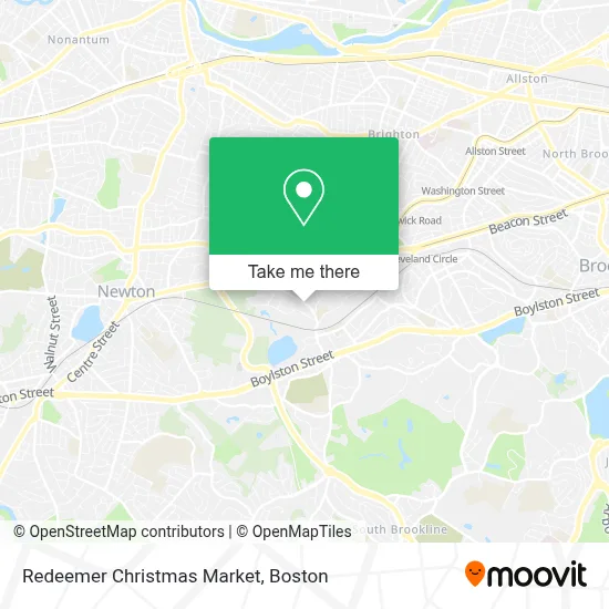 Redeemer Christmas Market map