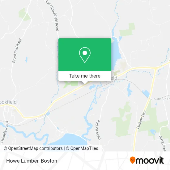 Howe Lumber map
