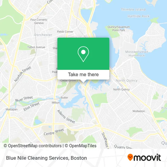 Blue Nile Cleaning Services map