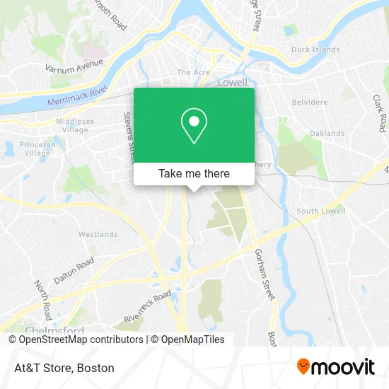 Mapa de At&T Store