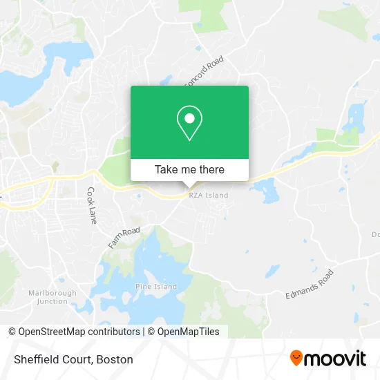 Sheffield Court map