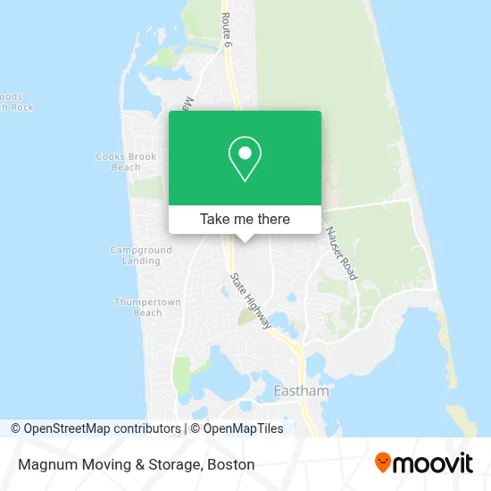 Magnum Moving & Storage map