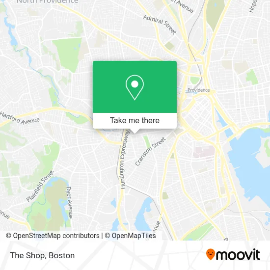 The Shop map