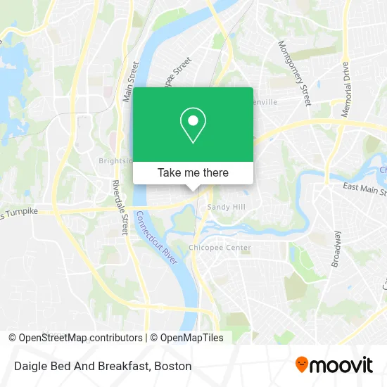 Daigle Bed And Breakfast map