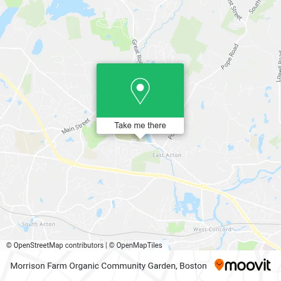 Morrison Farm Organic Community Garden map