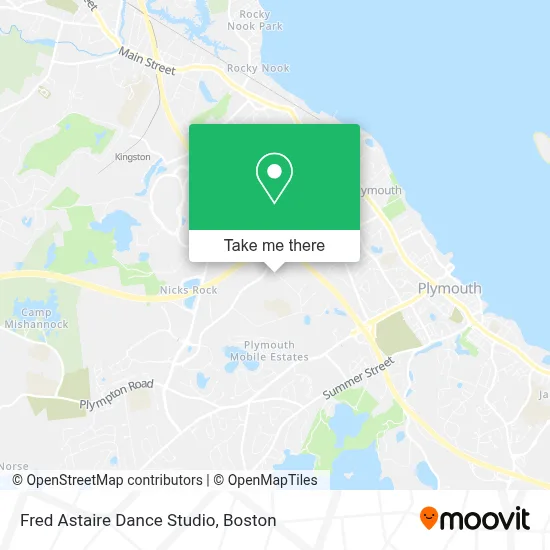 Fred Astaire Dance Studio map