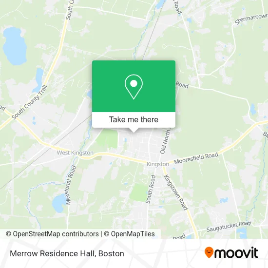 Merrow Residence Hall map