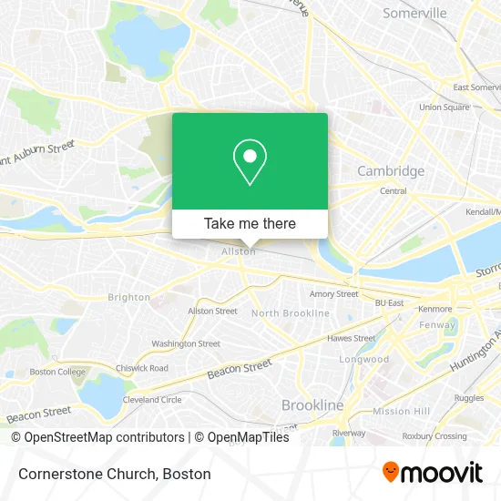 Cornerstone Church map