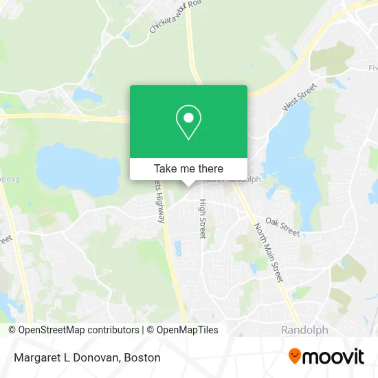 Margaret L Donovan map