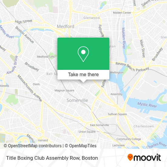 Title Boxing Club Assembly Row map
