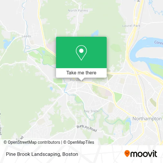 Pine Brook Landscaping map