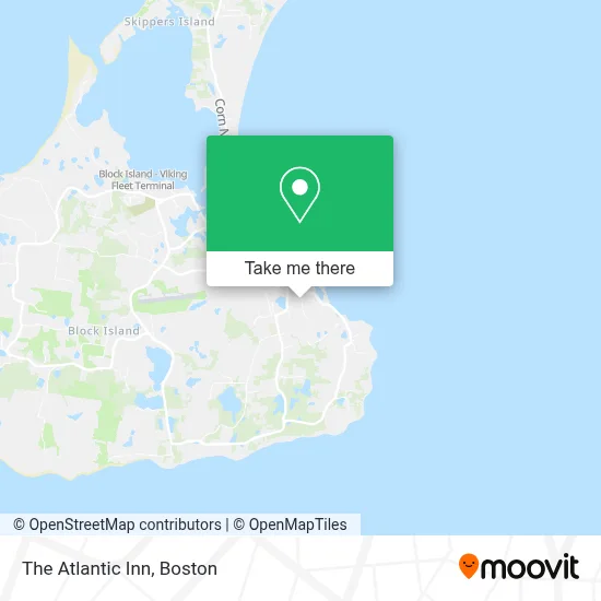 The Atlantic Inn map