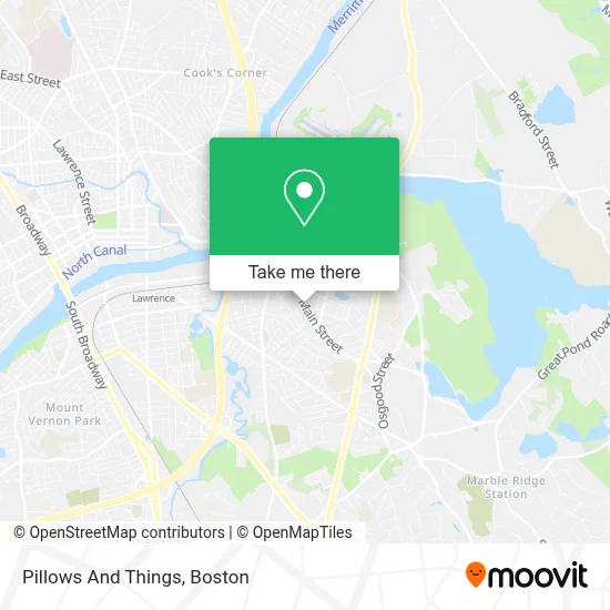 Pillows And Things map