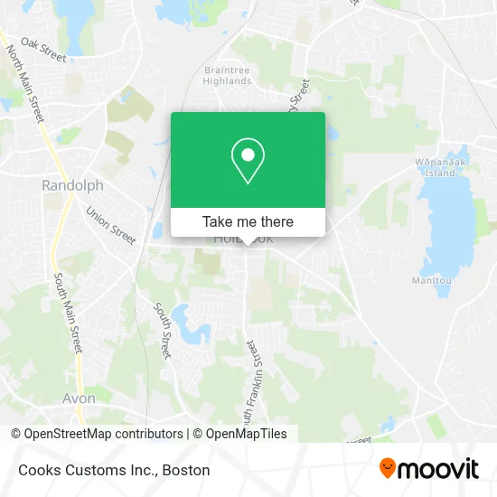 Cooks Customs Inc. map