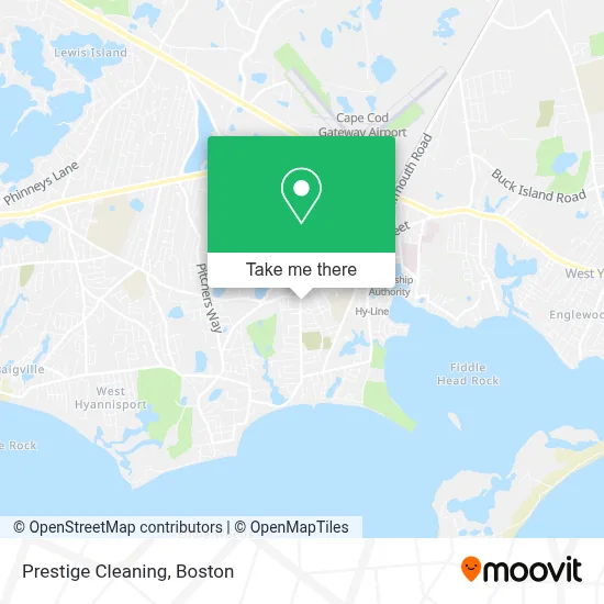 Prestige Cleaning map