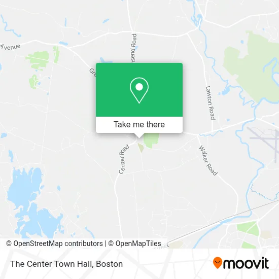 The Center Town Hall map