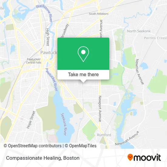 Compassionate Healing map