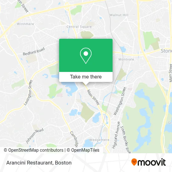 Arancini Restaurant map