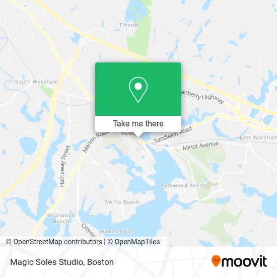 Magic Soles Studio map