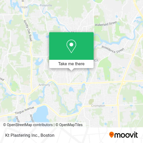 Kt Plastering Inc. map