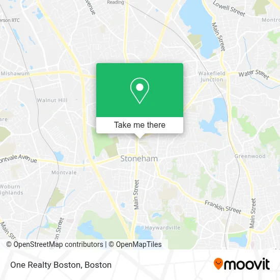 One Realty Boston map