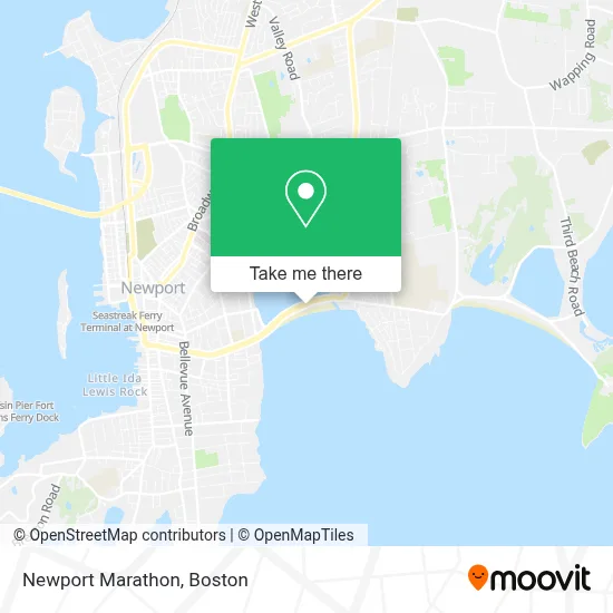 Newport Marathon map