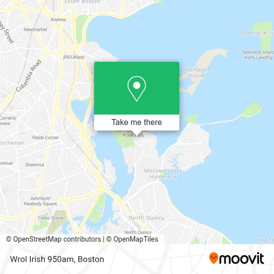 Wrol Irish 950am map