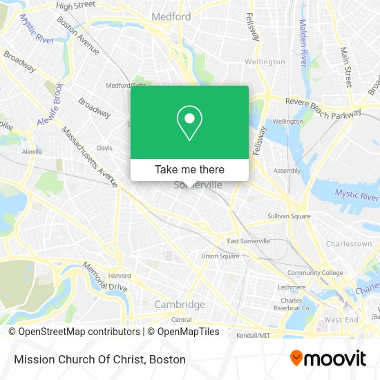Mission Church Of Christ map