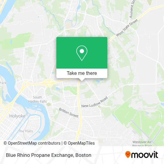 Blue Rhino Propane Exchange map