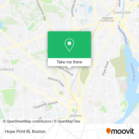 Hope Print Ri map