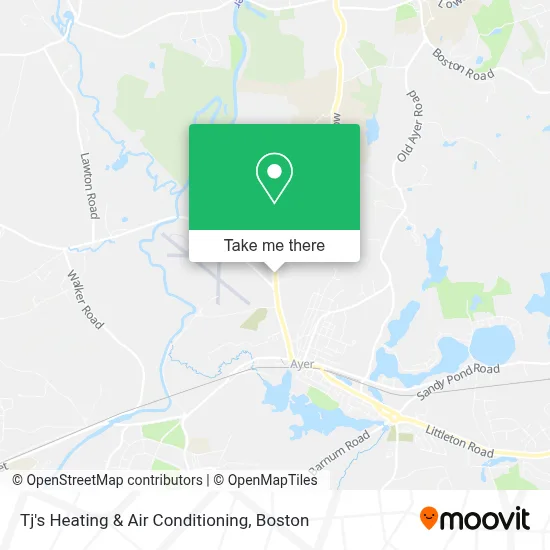 Tj's Heating & Air Conditioning map