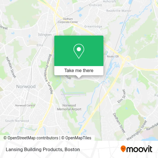 Lansing Building Products map