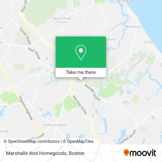 Marshalls And Homegoods map