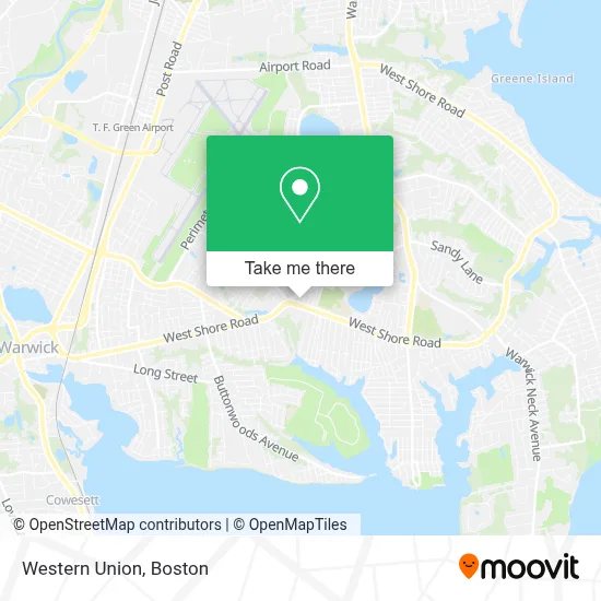 Western Union map