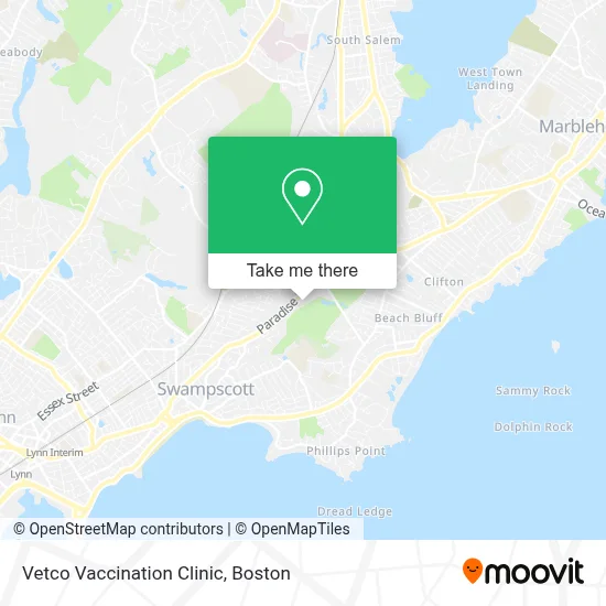 Vetco Vaccination Clinic map