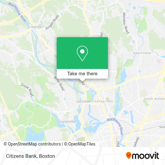 Citizens Bank map