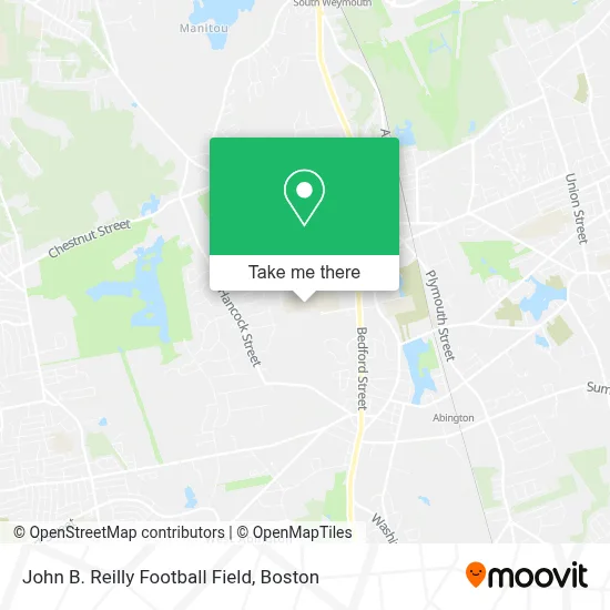 John B. Reilly Football Field map