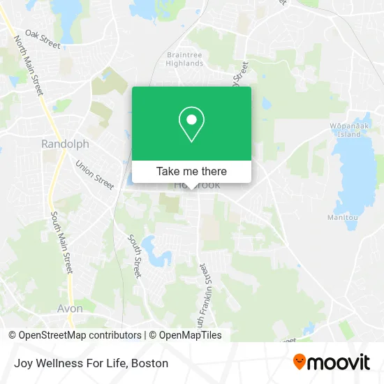 Joy Wellness For Life map