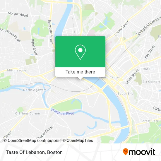 Taste Of Lebanon map