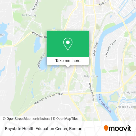 Baystate Health Education Center map