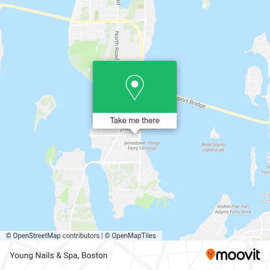 Young Nails & Spa map