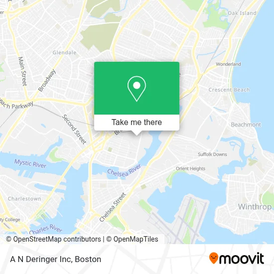 A N Deringer Inc map