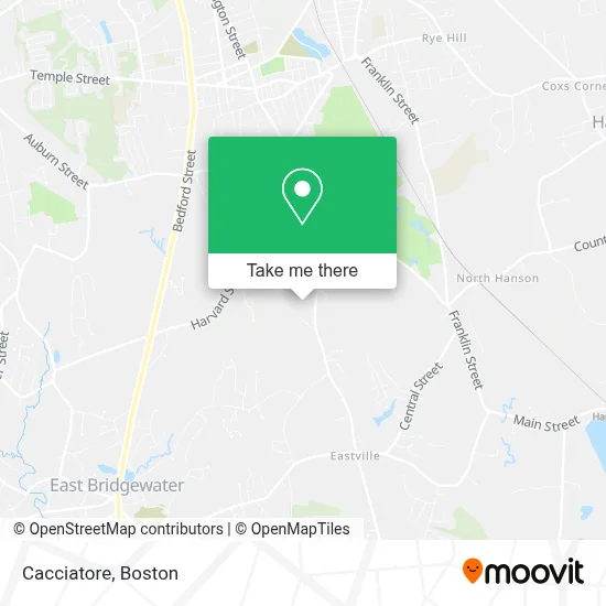 Cacciatore map
