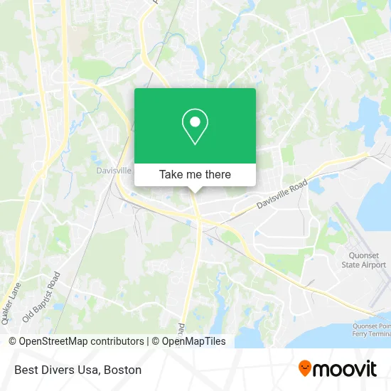 Best Divers Usa map