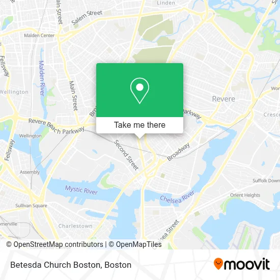 Betesda Church Boston map