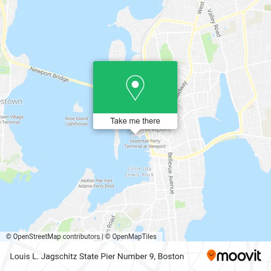 Louis L. Jagschitz State Pier Number 9 map