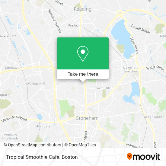 Tropical Smoothie Cafe map