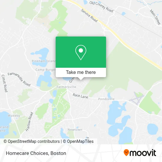 Homecare Choices map