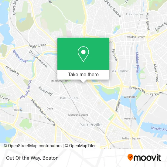 Out Of the Way map